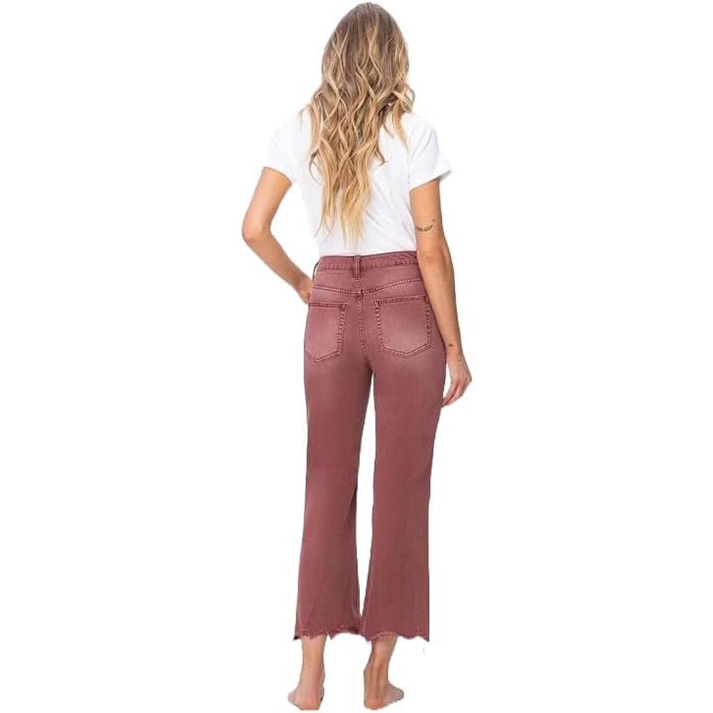 Vervet 90's Vintage High Rise Crop Flare Jeans - V3736RU - Size 28 - Picture 4 of 6